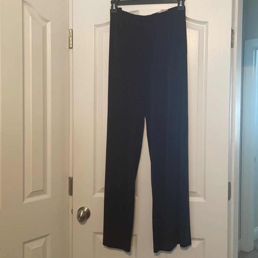 Navy palazzo style dress pant